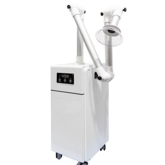 aparat aerosoli aspiratie Siguranta la stomatolog in timpul pandemiei de Covid-19. Nebulizarea - gold standard in sterilizarea cabinetului stomatologic