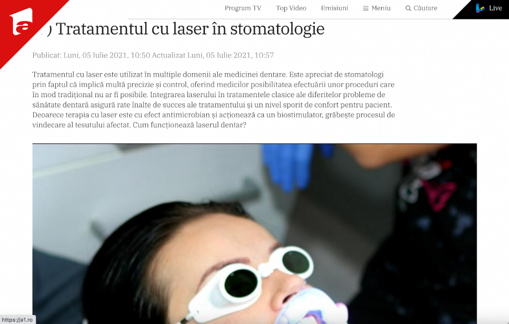 Tratamentul cu laser în stomatologie