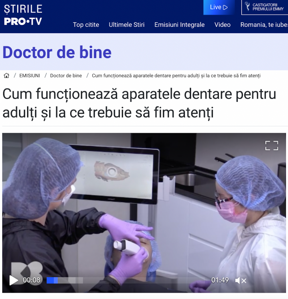 Stirile ProTV - Cum funcționează aparatele dentare pentru adulți și la ce trebuie să fim atenți