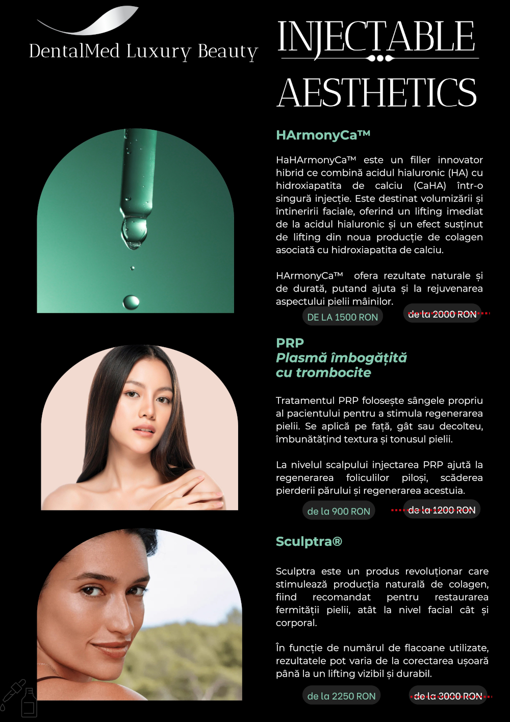 DentalMed Luxury Beauty Flyer A4 OCT 2025 2 20251031 194935 0002 Estetica faciala Bucuresti