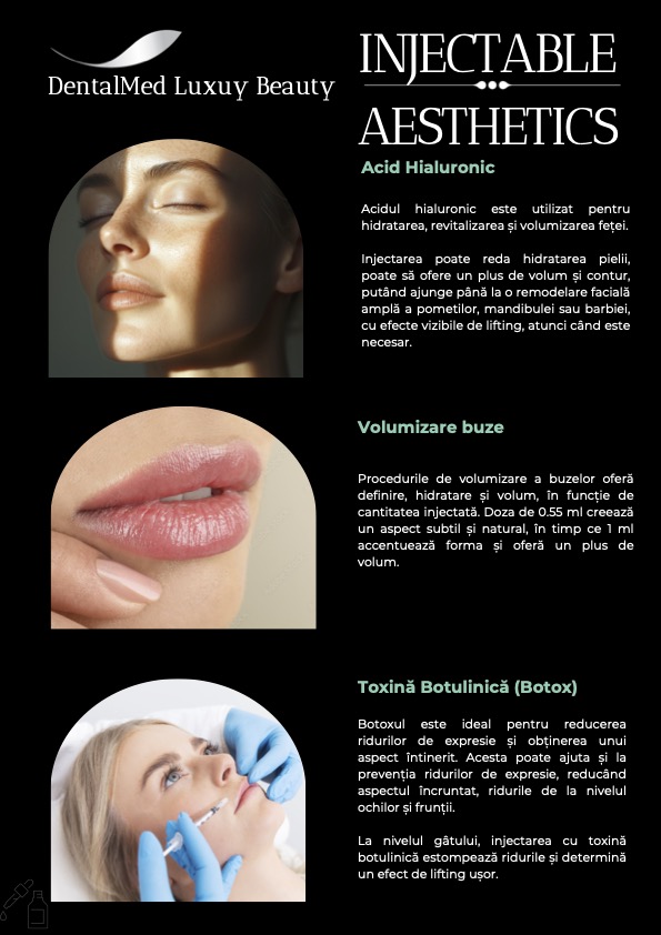 Estetica faciala Bucuresti 3 DentalMed Luxury Beauty Flyer A4 IAN 2026 1 Estetica faciala Bucuresti